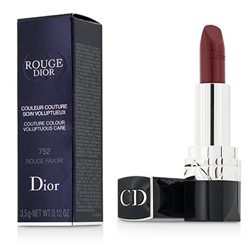 Rouge Dior Couture Colour Cuidado Voluptuoso - # 752 Rouge Favori