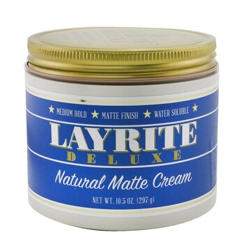 Layrite Crema Mate Natural (Agarre Medio, Acabado Mate, Soluble en Agua)