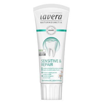 Lavera Crema Dental (Sensible & Reparación) - Con Manzanilla Orgánica & Floruro de Sodio