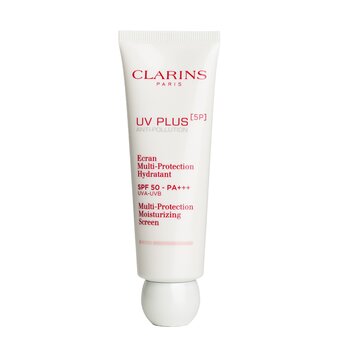 Clarins UV Plus [5P] Protector Solar Hidratante Multi-Protección Anti-Polución SPF 50 - Rose