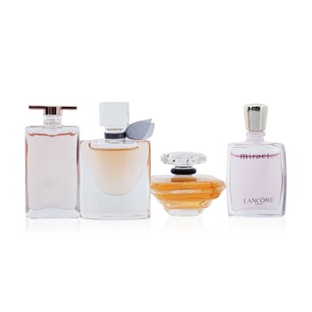 Best Of Lancome Fragrance Coffret: Tresor EDP 7.5ml + Idole EDP 5ml + La Vie Est Belle EDP 4ml + Miracle EDP 5ml