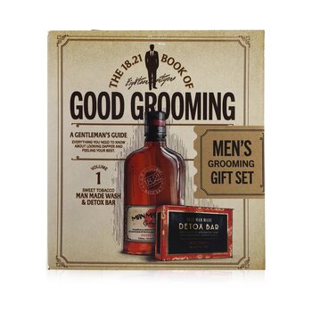Book of Good Grooming Gift Set Volume 1: Sweet Tobacco (Wash 532ml + Detox Bar 198g)