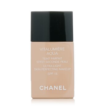 Chanel Vitalumiere Aqua Maquillaje Ultra Ligero Perfeccionante de Piel SPF 15 - # 40 Beige