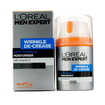 Men Expert Wrinkle De-Crease Crema Hidratante Anti Arrugas de Expresión