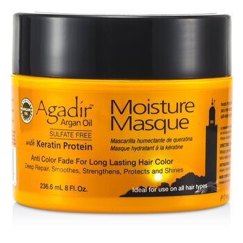 Agadir Argan Oil Keratina Proteína Mascarilla Hidratante ( Anti Pérdida Color para Color Cabello Duradero, Ideal para Usar en Todo Tipo de Cabello )