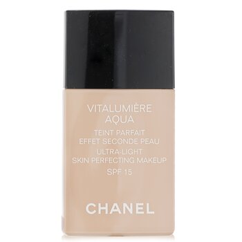 Chanel Vitalumiere Aqua Maquillaje Ultra Ligero Perfeccionante de Piel SPF 15 - # 20 Beige