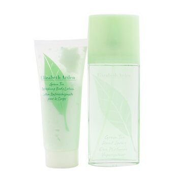 Green Tea Coffret: Eau Parfumee Spray 100ml/3.3oz + Loción Corporal Refrescante 100ml/3.3oz