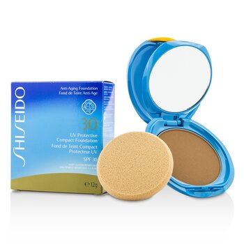 Base Compacta Protectora UV SPF 30 (Estuche+Repuesto) - # Dark Beige