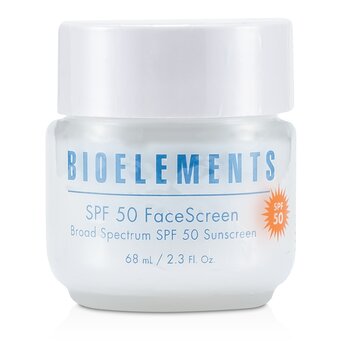Bioelements Broad Spectrum SPF 50 FaceScreen - For All Skin Types, Except Sensitive
