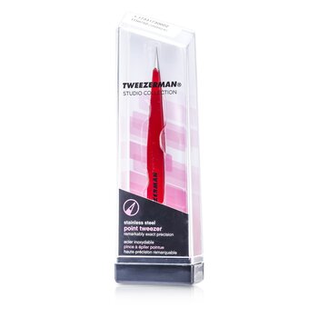 Tweezerman Pinza de Punta - Red (Studio Collection)