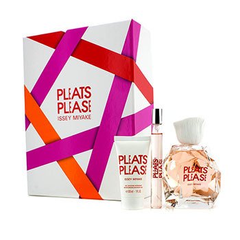 Pleats Please Coffret: Eau De Toilette Spray 100ml/3.3oz + Eau De Toilette 10ml/0.3oz + Gel de Ducha 30ml/1oz