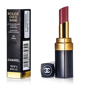Desde Mejorar Monumento Chanel Rouge Coco Shine Brillo de Labios Hidratante Puro - # 93 Intime 3g  España