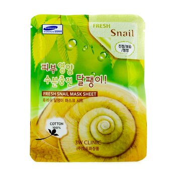 3W Clinic Mask Sheet - Fresh Snail