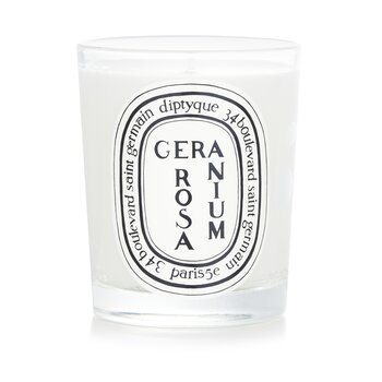 Diptyque Scented Candle - Geranium Rosa (Rose Geranium)