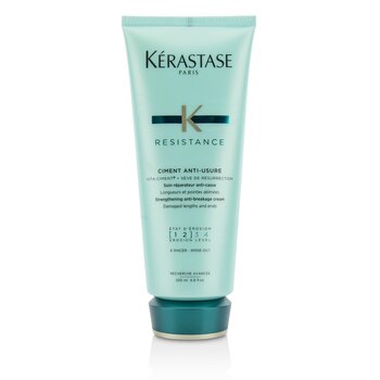 Kerastase Resistance Ciment Anti-Usure Crema Fortalecedora Anti Quiebres - Enjuague (Para Largos y Puntas Dañadas)