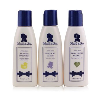 Set Cuidado Esencial: Limpiador Corporal 59ml/2oz + Champú 59ml/2oz + Loción 59ml/2oz