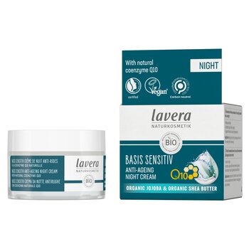 Lavera Basis Sensitiv Anti-Ageing Night Cream Q10
