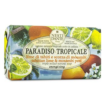 Paradiso Tropicale Triple Milled Natural Soap - Tahitian Lime & Mosambi Peel