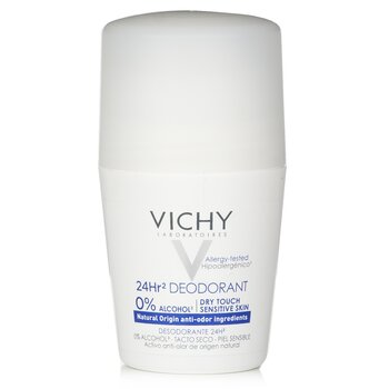 Vichy 24Hr Desodorante Dry Touch Roll-On  (For Sensitive Skin)