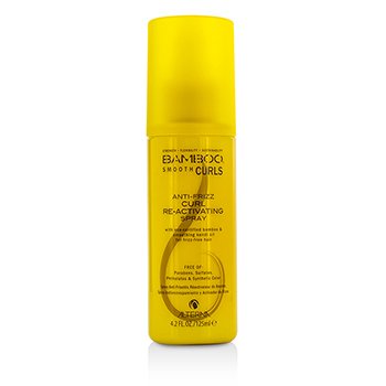 Bamboo Smooth Curls Spray Reactivador de Rizos Anti Frizz (Para Cabello Libre de Frizz)