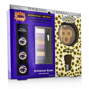 Set Maquillaje 8660: 1x Shimmer Strips Eye Enhancing Color Ojos 1xBronceador Botánico, 1x Aplicador