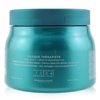 Resistance Masque Therapiste Fiber Quality Mascarilla Renovadora (Para Cabello Grueso Muy Dañado, Muy Procesado)