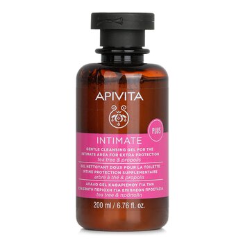 Apivita Intimate Gel Limpiador Suave Para El Área Íntima Para Protección Extra Con Árbol de Té & Própolis