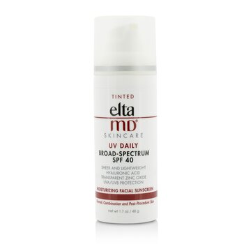 EltaMD UV Daily Moisturizing Facial Sunscreen SPF 40 - For Normal, Combination & Post-Procedure Skin - Tinted