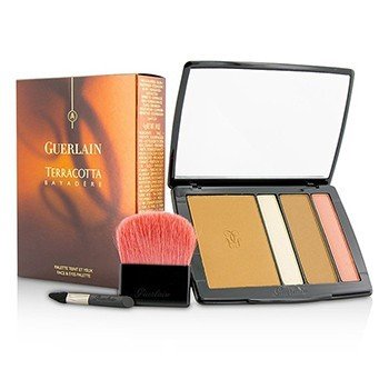 Terracotta Bayadere Paleta de Rostro & Ojos (2x Polvo Facial Bronceador, 1x Sombra de Ojos & Iluminador, 1x Sombra de Ojos & Rubor, 2x Aplicador)