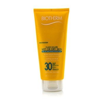Biotherm Fluide Solaire Wet Or Dry Skin Melting Sun Fluid SPF 30 For Face & Body - Water Resistant