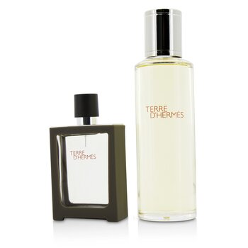 Terre D'Hermes Eau De Toilette Spray Recargable 30ml/1oz + Recarga 125ml/4.2oz