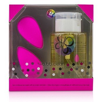 Kit Two BB Clean (2x BeautyBlender, 1x BlenderLimpiador Líquido 150ml/5oz) - Original (Pink)