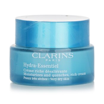 Clarins Hydra-Essentiel Crema Rica Hidrata & Sacia - Piel Muy Seca