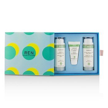 Kit Evercalm Piel Sensible: 1x Leche Limpiadora Suave 50ml, 1x Suero Anti-Enrojecimiento 10ml, 1x Global Protection Crema de Día 50ml