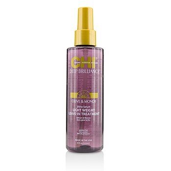 Deep Brilliance Olive & Monoi Shine Serum Light Weight Leave-In Treatment