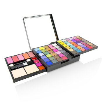 MakeUp Kit Deluxe G2363 (66x Eyeshadow, 5x Blusher, 2x Pressed Powder, 4x Lipgloss, 3x Applicator)