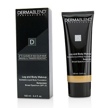 Dermablend Maquillaje Corporal Líquido Edificable de Piernas y Cuerpo Protector Espectro Amplio SPF 25 - #Medium Natural 40N