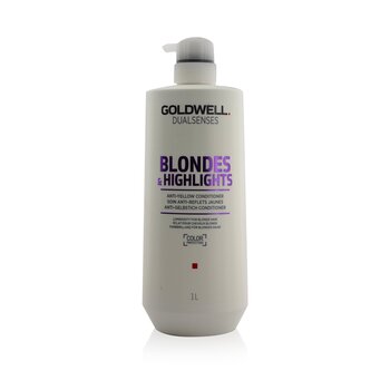 Goldwell Dual Senses Blondes & Highlights Acondicionador Anti-Amarillo (Luminosidad Para Cabello Rubio)