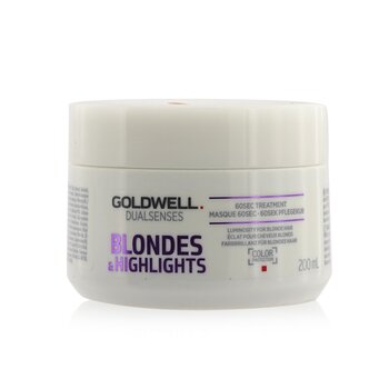Goldwell Dual Senses Blondes & Highlights Tratamiento de 60seg (Luminosidad Para Cabello Rubio)