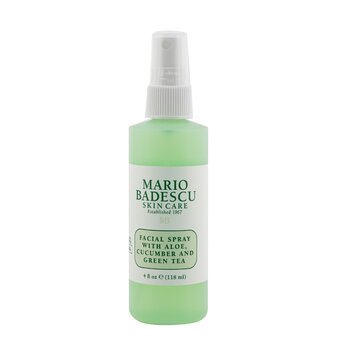 Facial Spray With Aloe, Cucumber And Green Tea - For All Skin Types