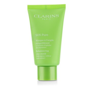 Clarins SOS Mascarilla de Arcilla Rebalanceadora Pura - Piel Mixta a Grasa