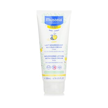 Mustela Loción Corporal Nutritiva Con Crema Fría - Para Piel Seca