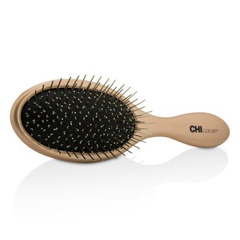 Luxury Metal Pin Paddle Brush