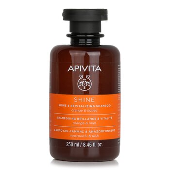 Apivita Shine & Revitalizing Champú with Orange & Honey