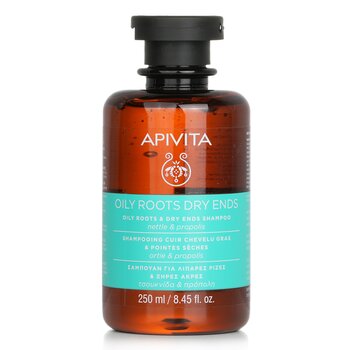 Apivita Champú para raíces grasas y puntas secas con ortiga y propóleo