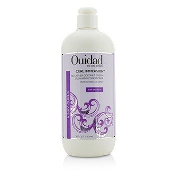 Ouidad Curl Immersion No-Lather Coconut Cream Acondicionador Limpiador (Kinky Curls)