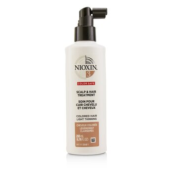 Nioxin 3D Care System 3 Scalp & Hair Treatment (Colored Hair, Light Thinning, Color Safe)