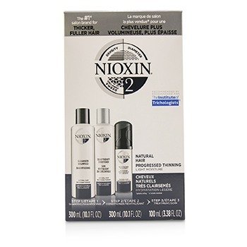 3D Care System Kit 2 - Para Cabello Natural, Adelgazamiento Progresivo de Cabello, Hidratación Ligera