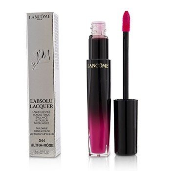 L'Absolu Lacquer Buildable Shine & Color Longwear Lip Color - # 344 Ultra Rose