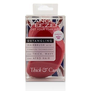 Tangle Teezer Thick & Curly Cepillo de Cabello Desenredante - # Salsa Red (Para Cabello Grueso, Ondulado y Afro)
